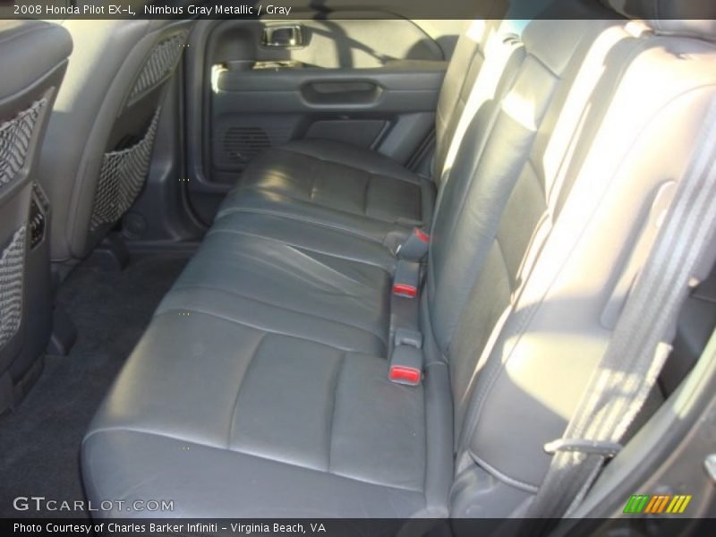 Nimbus Gray Metallic / Gray 2008 Honda Pilot EX-L