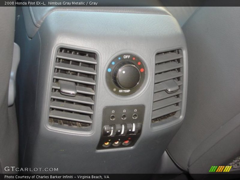 Nimbus Gray Metallic / Gray 2008 Honda Pilot EX-L