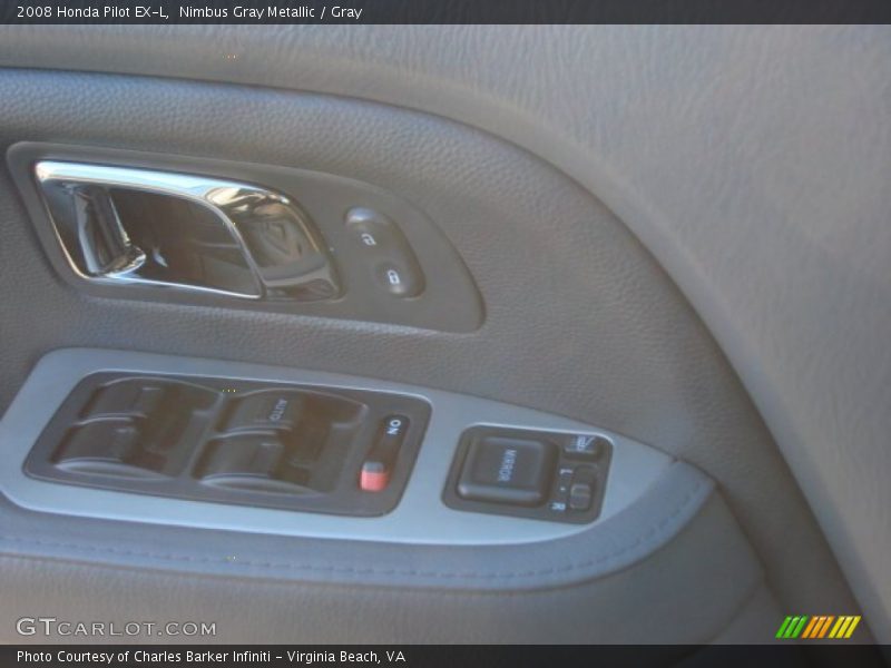 Nimbus Gray Metallic / Gray 2008 Honda Pilot EX-L
