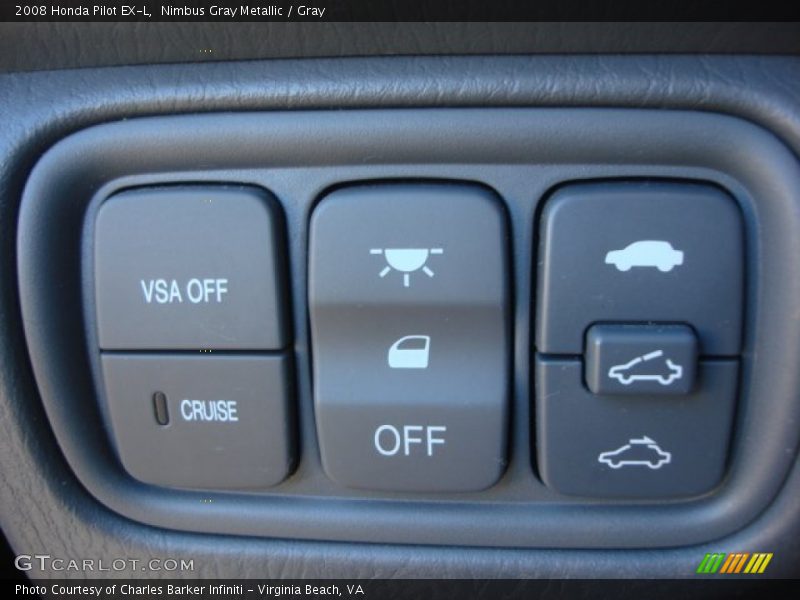 Nimbus Gray Metallic / Gray 2008 Honda Pilot EX-L