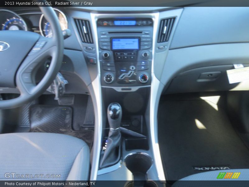 Radiant Silver / Gray 2013 Hyundai Sonata GLS