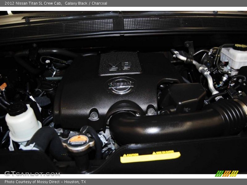 Galaxy Black / Charcoal 2012 Nissan Titan SL Crew Cab