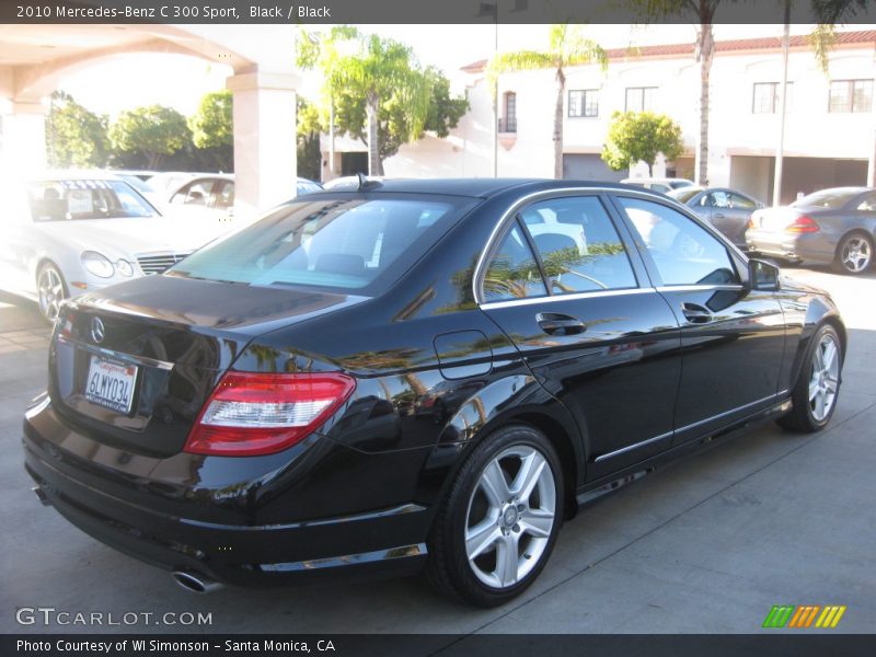 Black / Black 2010 Mercedes-Benz C 300 Sport