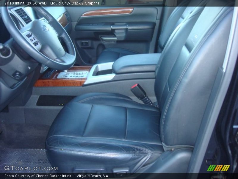 Liquid Onyx Black / Graphite 2010 Infiniti QX 56 4WD