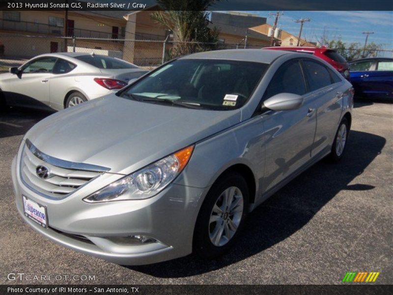 Radiant Silver / Gray 2013 Hyundai Sonata GLS