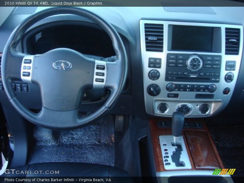 Liquid Onyx Black / Graphite 2010 Infiniti QX 56 4WD