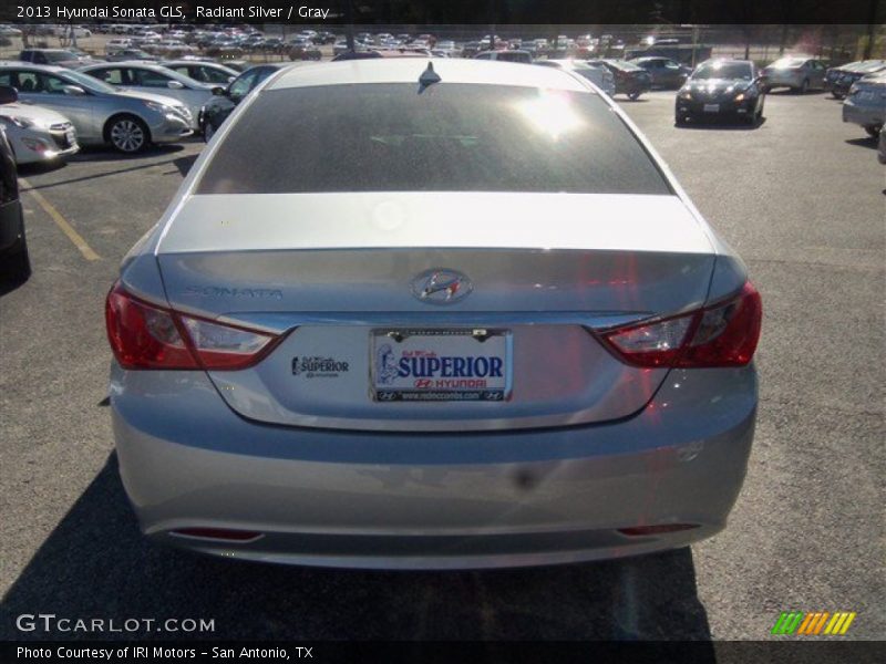 Radiant Silver / Gray 2013 Hyundai Sonata GLS