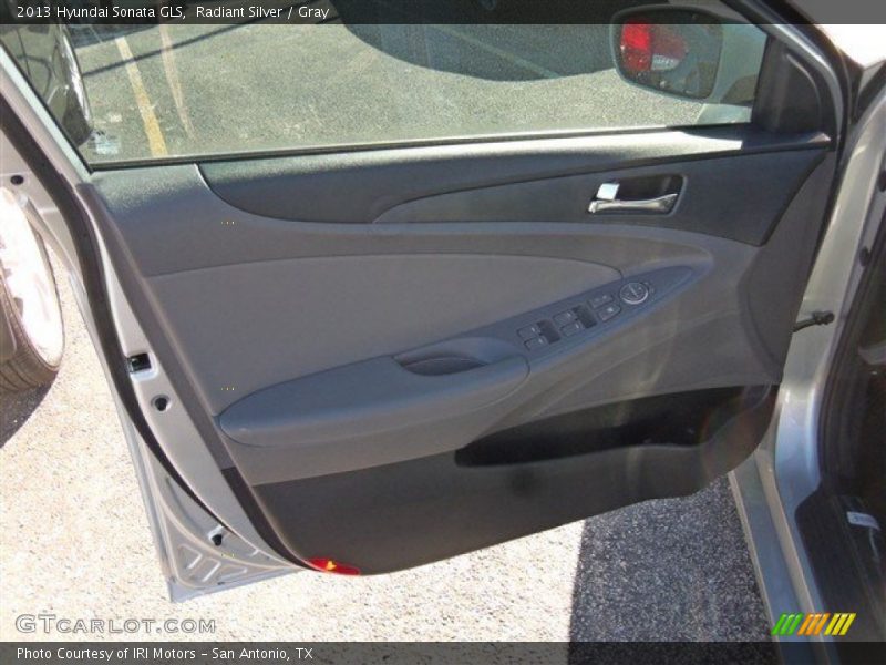 Radiant Silver / Gray 2013 Hyundai Sonata GLS