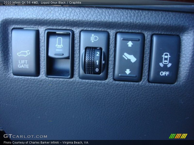Liquid Onyx Black / Graphite 2010 Infiniti QX 56 4WD