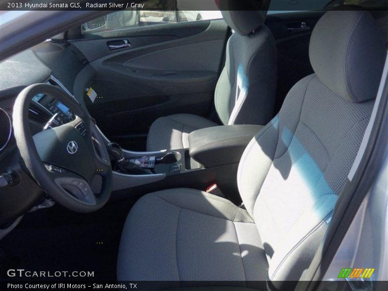 Radiant Silver / Gray 2013 Hyundai Sonata GLS