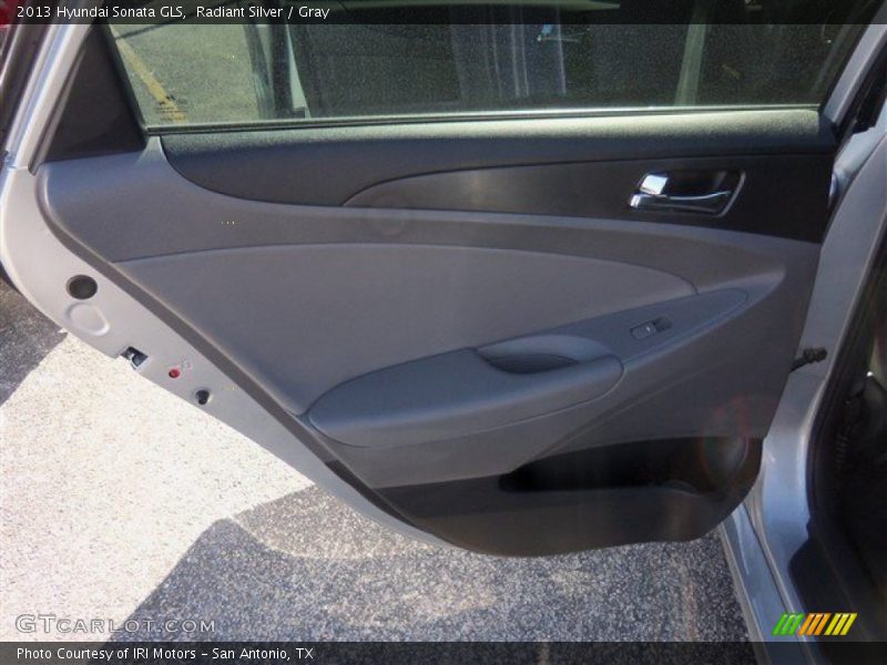 Radiant Silver / Gray 2013 Hyundai Sonata GLS