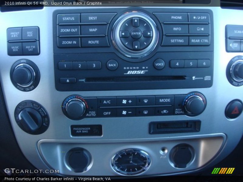 Liquid Onyx Black / Graphite 2010 Infiniti QX 56 4WD