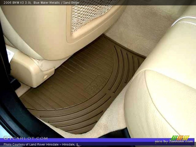 Blue Water Metallic / Sand Beige 2006 BMW X3 3.0i