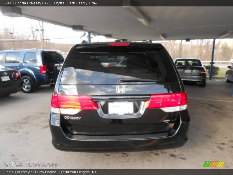 Crystal Black Pearl / Gray 2010 Honda Odyssey EX-L