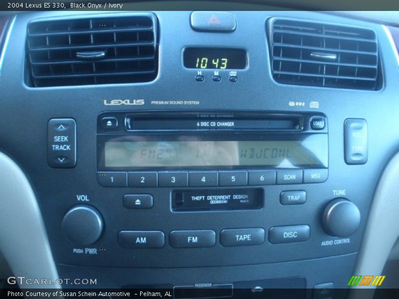 Black Onyx / Ivory 2004 Lexus ES 330