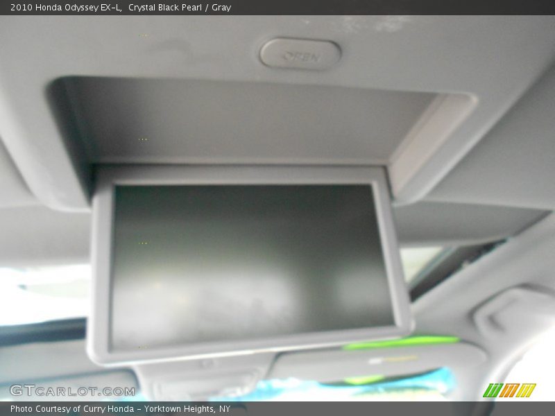 Crystal Black Pearl / Gray 2010 Honda Odyssey EX-L