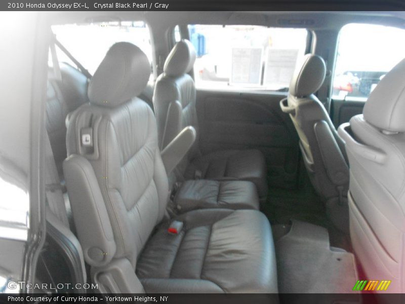Crystal Black Pearl / Gray 2010 Honda Odyssey EX-L