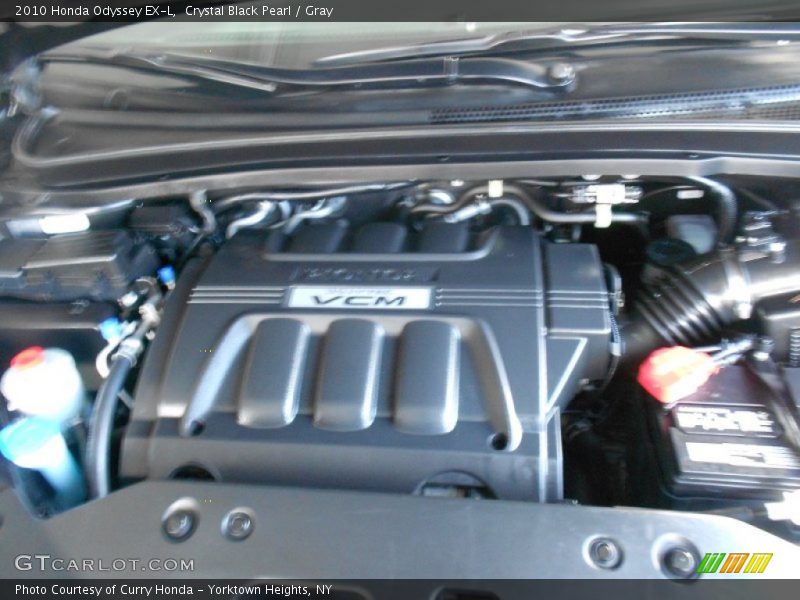 Crystal Black Pearl / Gray 2010 Honda Odyssey EX-L