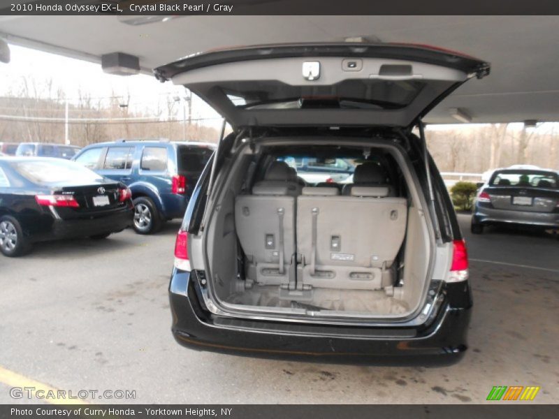 Crystal Black Pearl / Gray 2010 Honda Odyssey EX-L