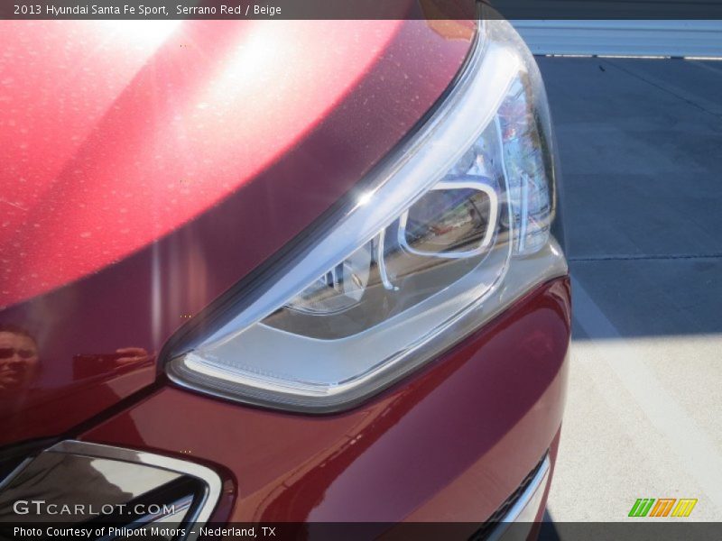 Serrano Red / Beige 2013 Hyundai Santa Fe Sport