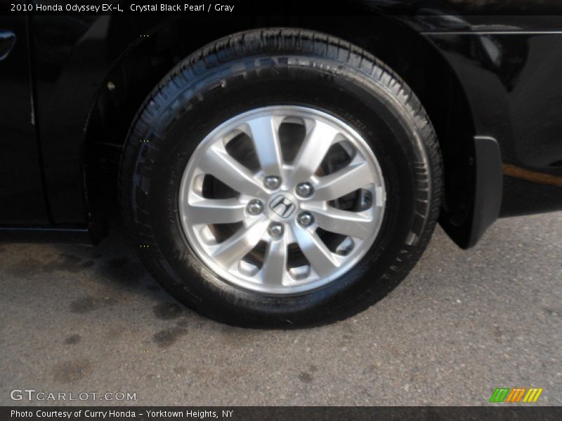 Crystal Black Pearl / Gray 2010 Honda Odyssey EX-L