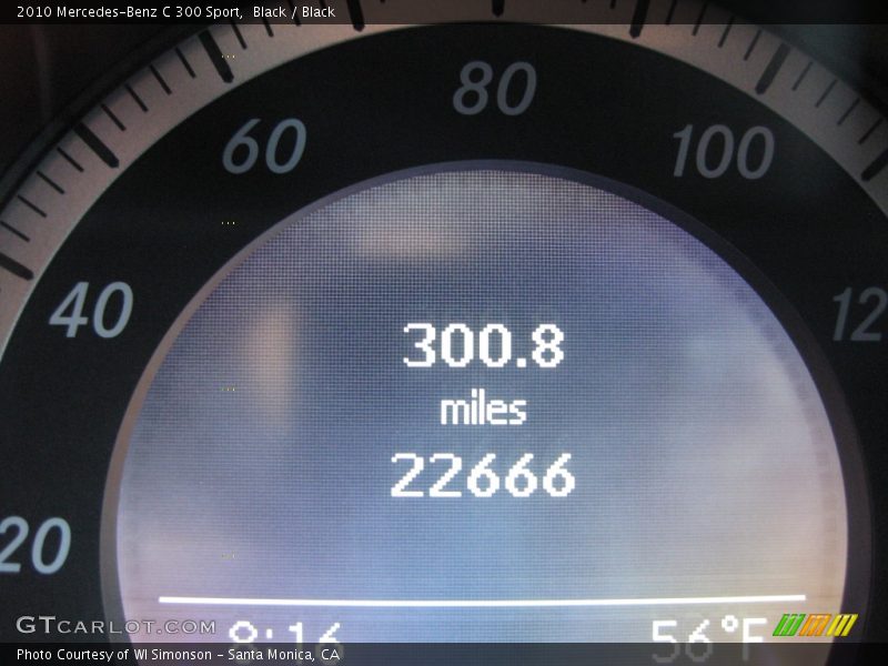 Black / Black 2010 Mercedes-Benz C 300 Sport
