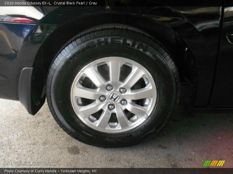 Crystal Black Pearl / Gray 2010 Honda Odyssey EX-L