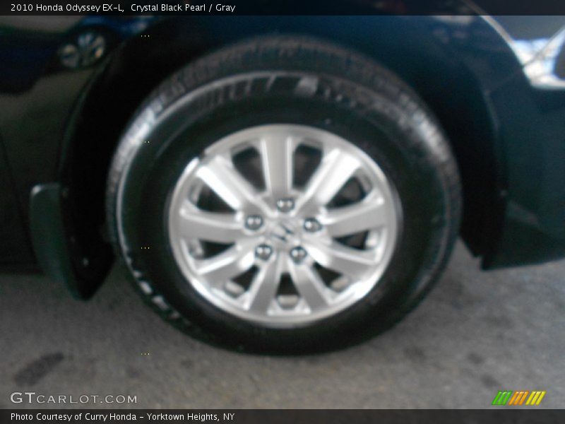 Crystal Black Pearl / Gray 2010 Honda Odyssey EX-L