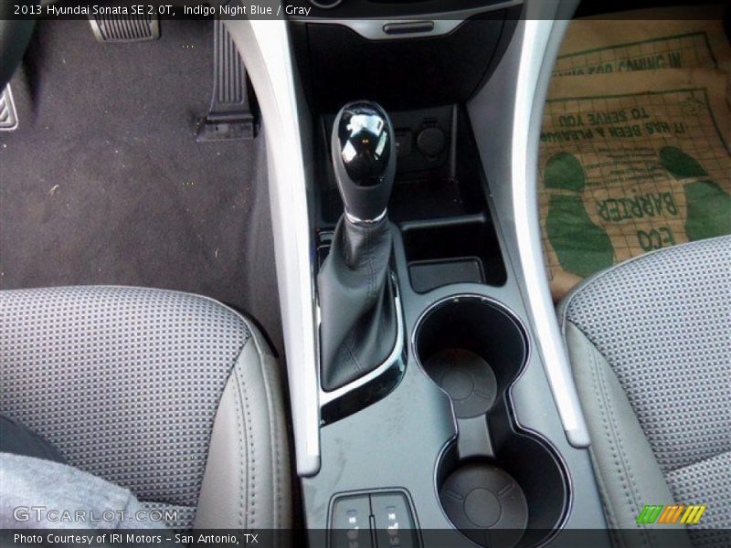 Indigo Night Blue / Gray 2013 Hyundai Sonata SE 2.0T
