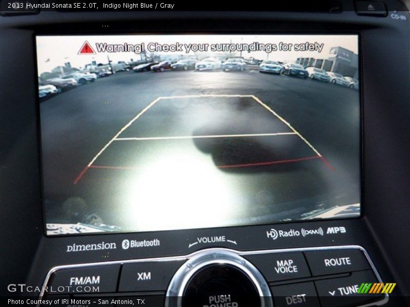 Indigo Night Blue / Gray 2013 Hyundai Sonata SE 2.0T