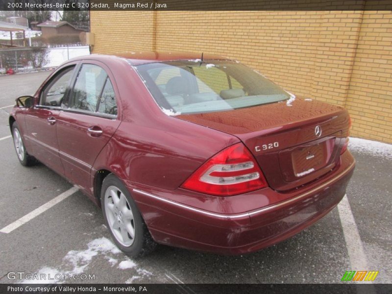 Magma Red / Java 2002 Mercedes-Benz C 320 Sedan