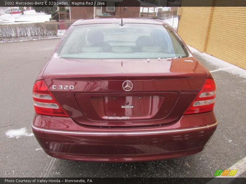 Magma Red / Java 2002 Mercedes-Benz C 320 Sedan