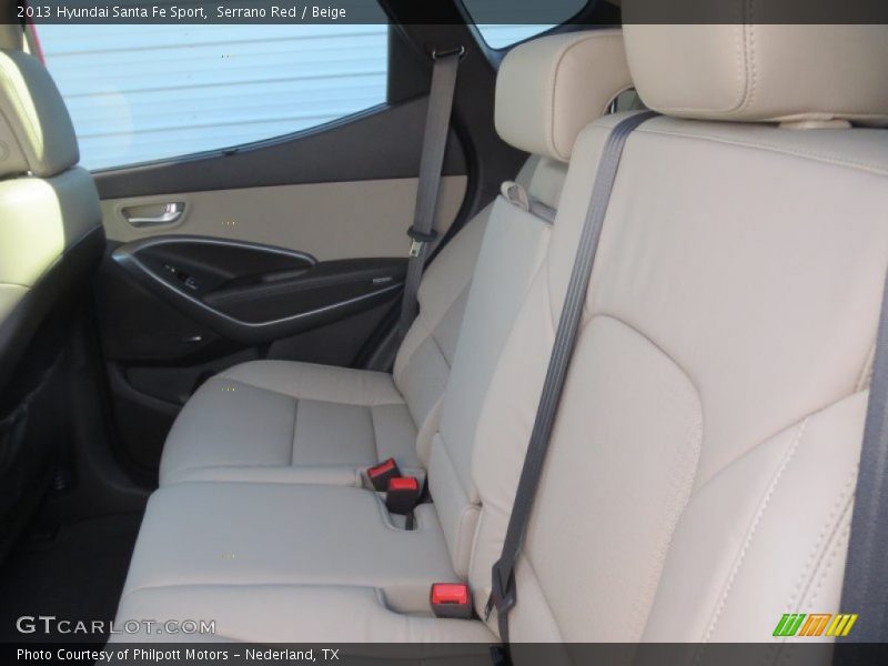 Serrano Red / Beige 2013 Hyundai Santa Fe Sport
