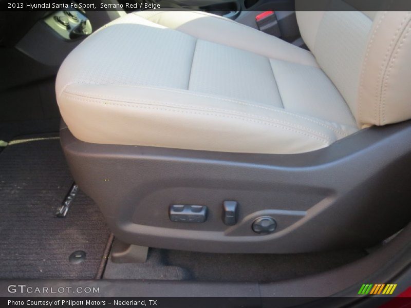 Serrano Red / Beige 2013 Hyundai Santa Fe Sport