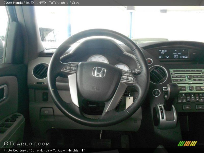 Taffeta White / Gray 2009 Honda Pilot EX-L 4WD