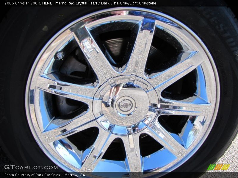 Inferno Red Crystal Pearl / Dark Slate Gray/Light Graystone 2006 Chrysler 300 C HEMI