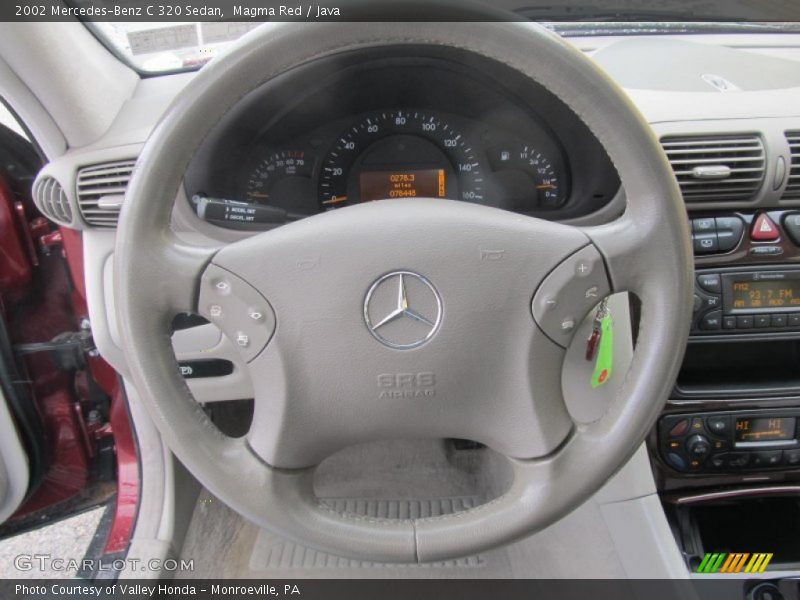 Magma Red / Java 2002 Mercedes-Benz C 320 Sedan