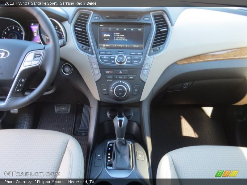 Serrano Red / Beige 2013 Hyundai Santa Fe Sport