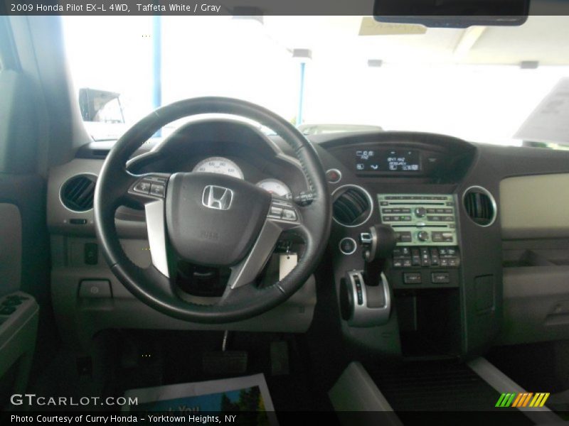 Taffeta White / Gray 2009 Honda Pilot EX-L 4WD