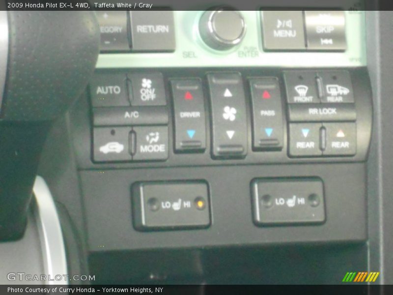 Taffeta White / Gray 2009 Honda Pilot EX-L 4WD