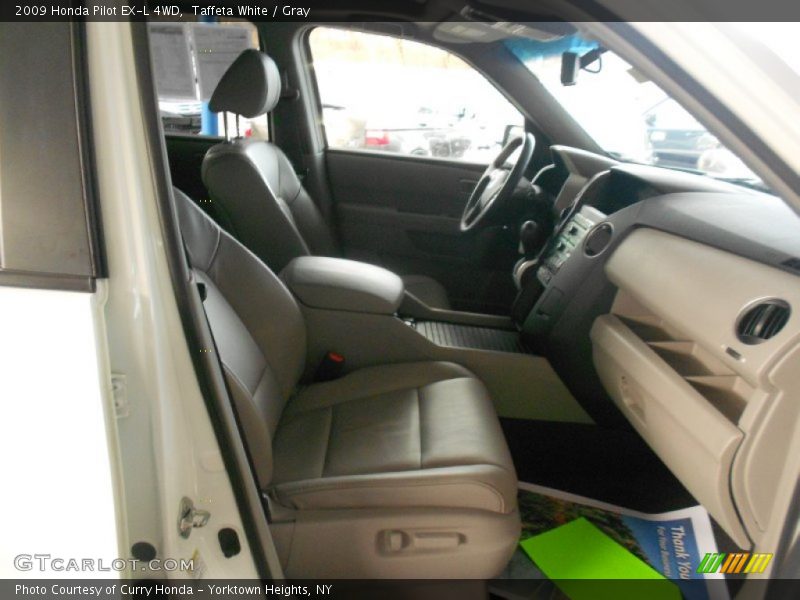 Taffeta White / Gray 2009 Honda Pilot EX-L 4WD