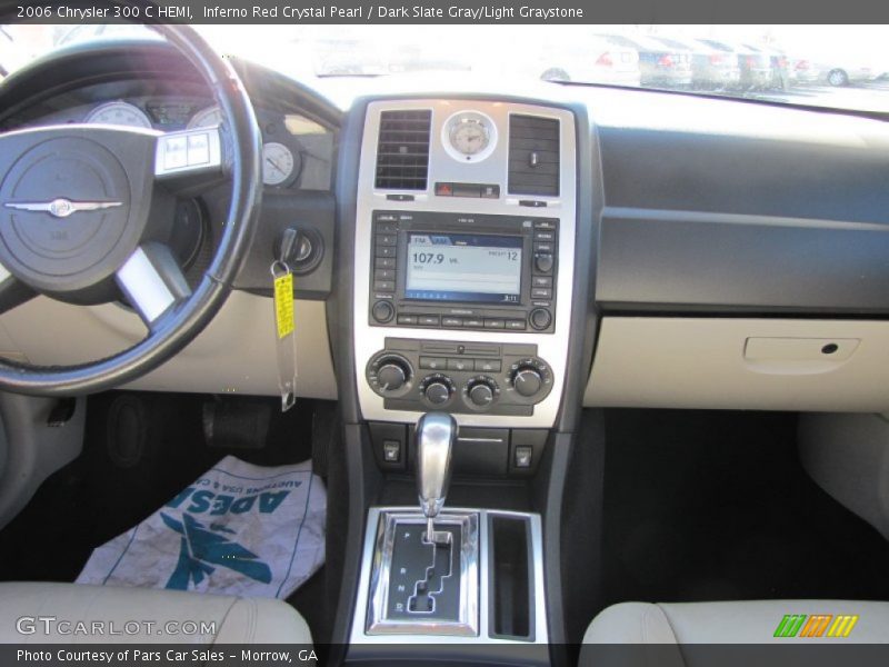 Inferno Red Crystal Pearl / Dark Slate Gray/Light Graystone 2006 Chrysler 300 C HEMI