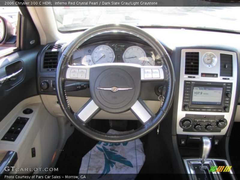 Inferno Red Crystal Pearl / Dark Slate Gray/Light Graystone 2006 Chrysler 300 C HEMI