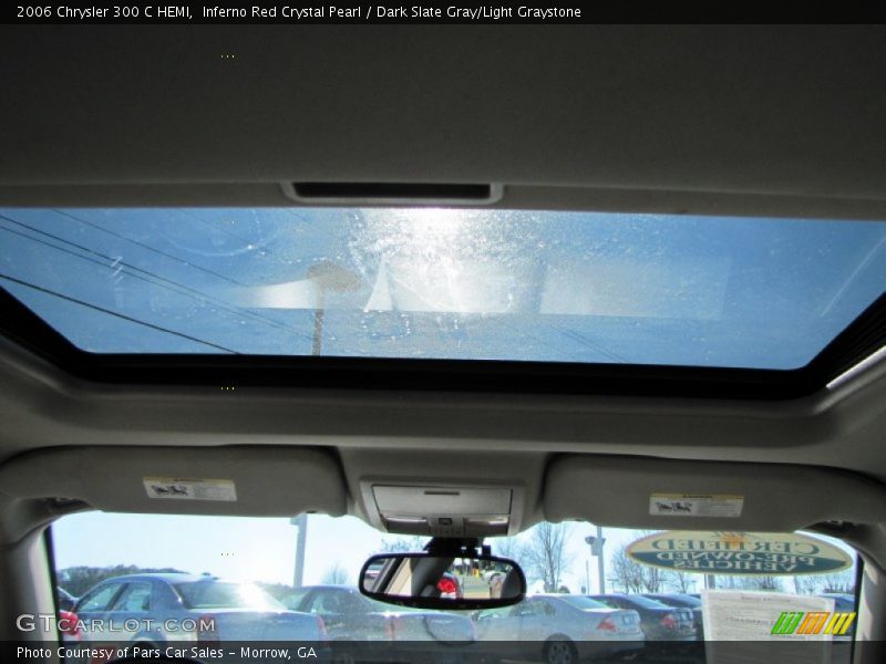 Inferno Red Crystal Pearl / Dark Slate Gray/Light Graystone 2006 Chrysler 300 C HEMI