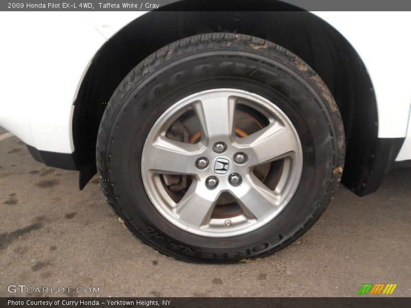 Taffeta White / Gray 2009 Honda Pilot EX-L 4WD