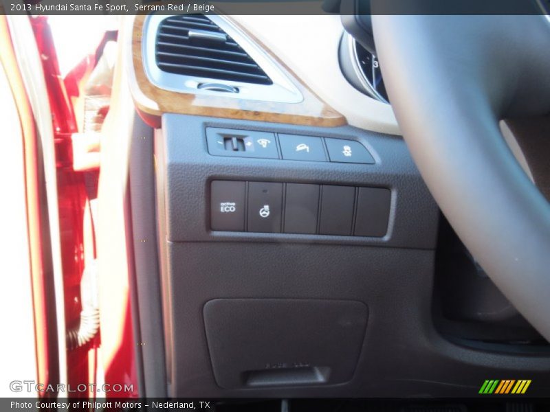 Serrano Red / Beige 2013 Hyundai Santa Fe Sport