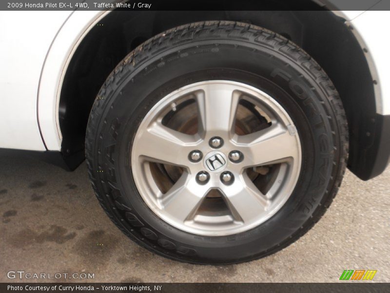 Taffeta White / Gray 2009 Honda Pilot EX-L 4WD