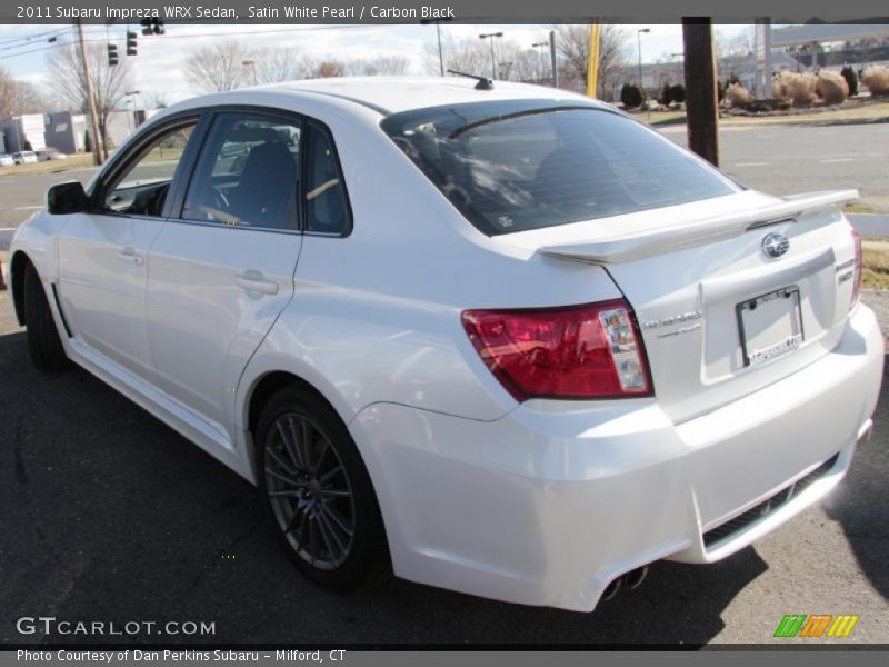 Satin White Pearl / Carbon Black 2011 Subaru Impreza WRX Sedan