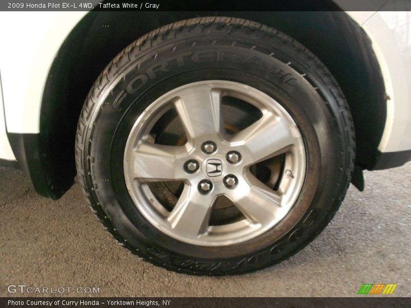 Taffeta White / Gray 2009 Honda Pilot EX-L 4WD
