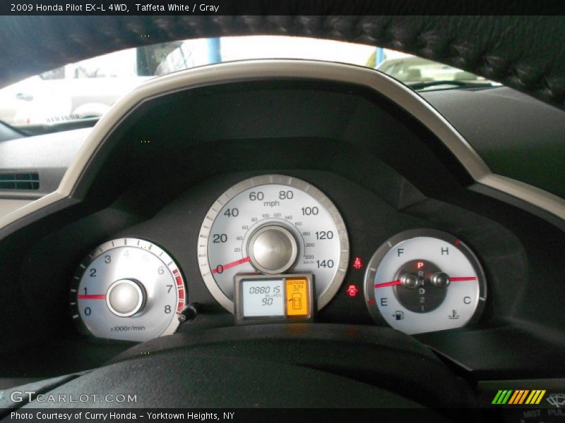 Taffeta White / Gray 2009 Honda Pilot EX-L 4WD